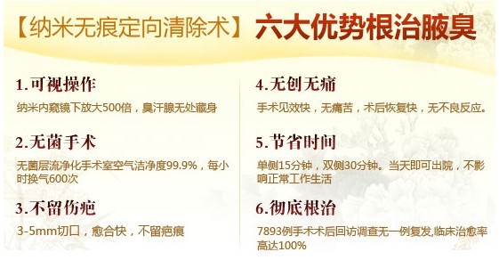 荆州治疗腋臭*好的医院